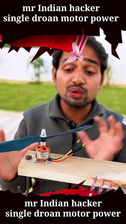 Ek Drone Moter Kitna Weight Utha Sakti Hai  | @Mr.IndianHacker Drone Moter Testing #shorts #gadgets