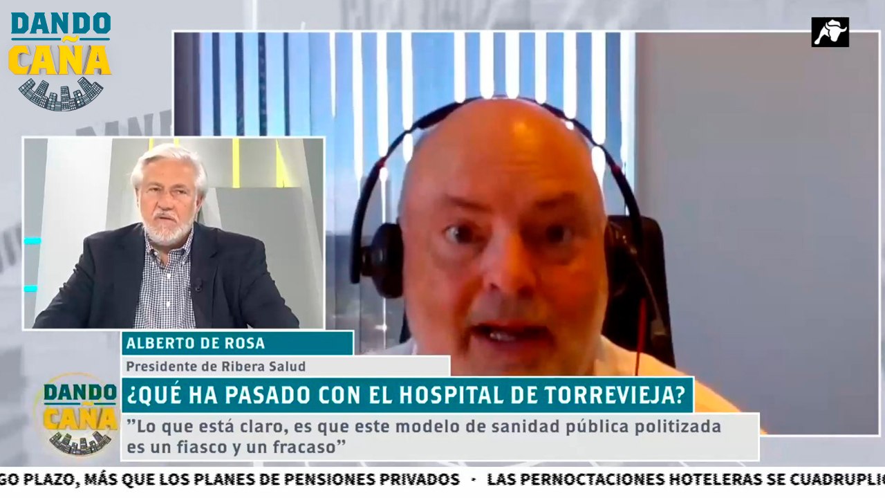 "Es la historia de un gran engaño", así resume Alberto de Rosa el desastre de la gestión pública del Hospital de Torrevieja