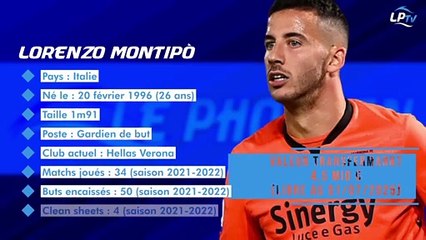 Mercato OM : fiche transfert de Lorenzo Montipò