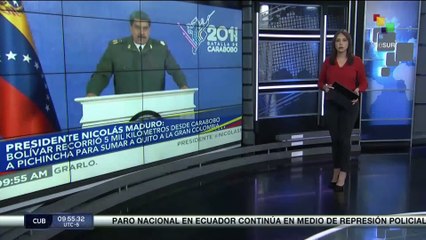 下载视频: Pdte. Nicolás Maduro: Hoy conmemoramos el éxito de la geopolítica bolivariana