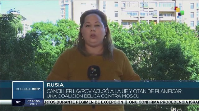 Rusia: Lavrov acusa a la OTAN y la UE de crear coalición bélica contra Moscú