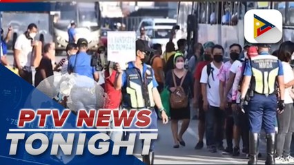MMDA deploys 4 buses and 2 6x6 trucks to help shuttle stranded passengers