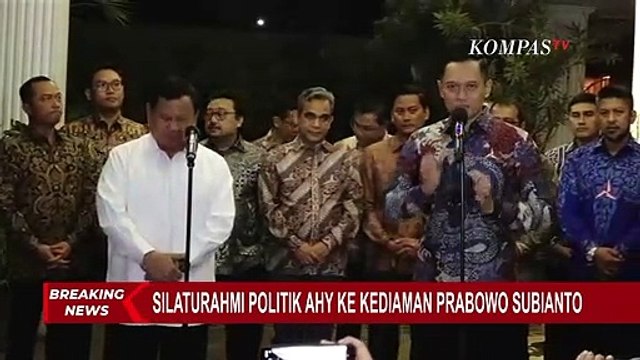 Disambut Baik Prabowo, AHY Diskusikan Berbagai Isu-isu Global Hingga Tantangan Ekonomi Indonesia!