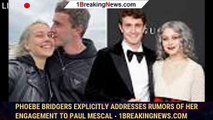 Phoebe Bridgers Explicitly Addresses Rumors Of Her Engagement To Paul Mescal - 1breakingnews.com