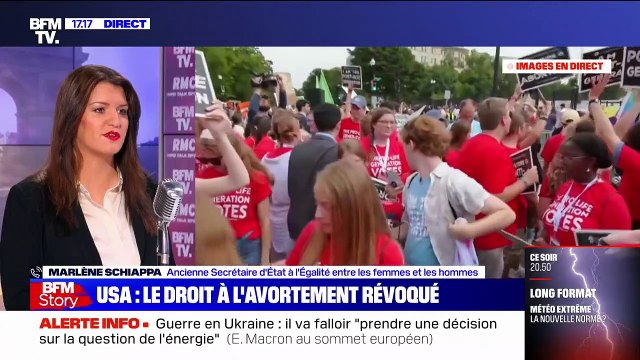 Droit à l'avortement révoqué aux États-Unis: C'est un drame pour les femmes américaines , réagit Marlène Schiappa