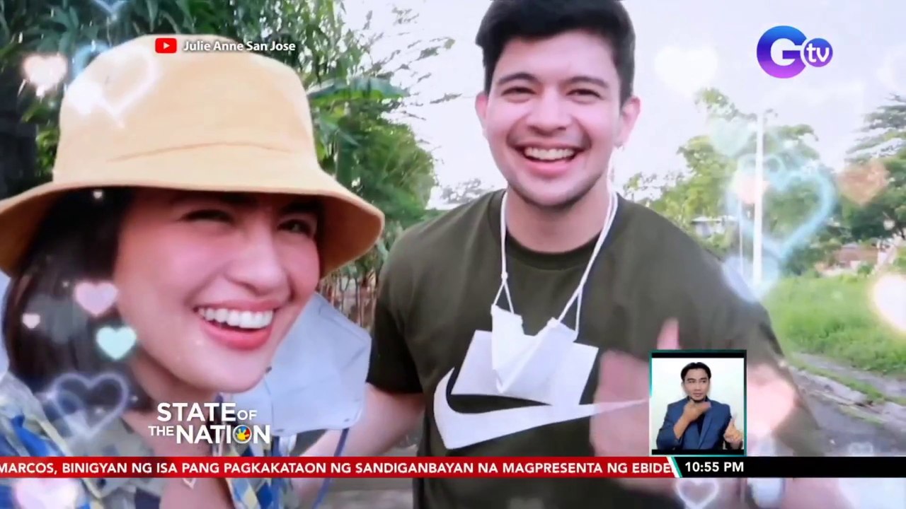 Fishing date nina Julie Anne San Jose at Rayver Cruz, tampok sa una nilang vlog | SONA