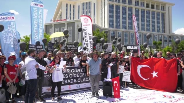 Aile Hekimleri Sağlık Bakanlığı Önünde: Aile Hekimliği Sözleşme ve Ödeme Yönetmeliği İptal Edilsin