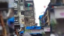 Hindistan'da 7 katlı bina çöktüÇevredekilerin dikkati sayesinde bina çökmeden 60 kişi kurtarıldı