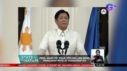 Pres. Marcos, hindi raw matitinag sa mga problemang kinakaharap ng Pilipinas | SONA