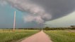 Person Witnesses Massive Tornado Clouds Forming in Wymore, Nebraska