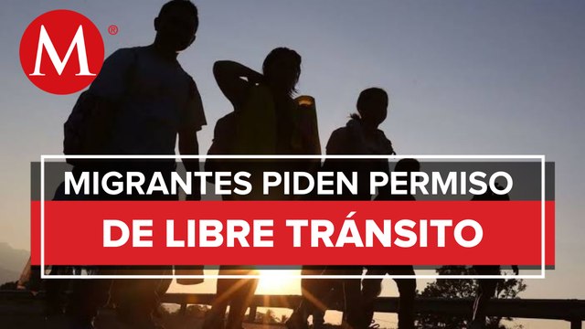 Sale caravana de migrantes venezolanos desde Tapachula, Chiapas