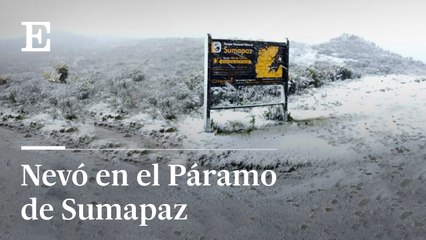 Vuelve a nevar en el Páramo de Sumapaz