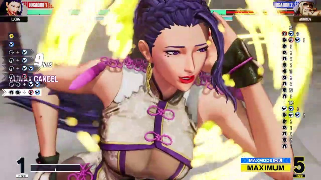 KOF XV - Combo Missions - Luong