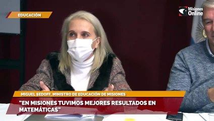 "En Misiones tuvimos mejores resultados en matemáticas"