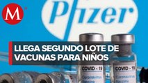 México recibe segundo lote de vacunas contra covid-19 de Pfizer para niños