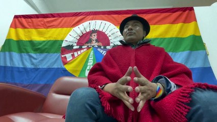 Indígena Iza anuncia "movilización indefinida" hasta que el gobierno de Ecuador ceda