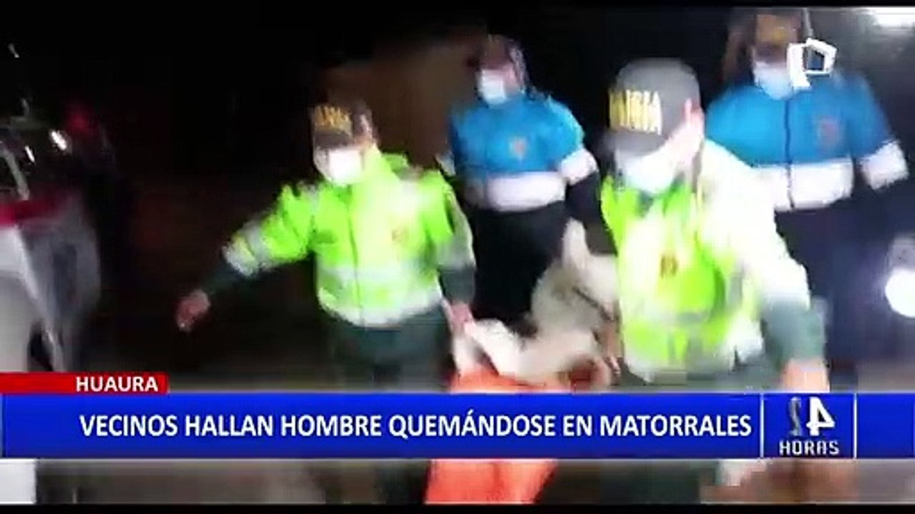 Macabro hallazgo en Huaura: vecinos hallan cuerpo de hombre quemándose entre matorrales