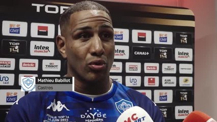 Finale - Babillot : "On n'a pas montré notre vrai visage"