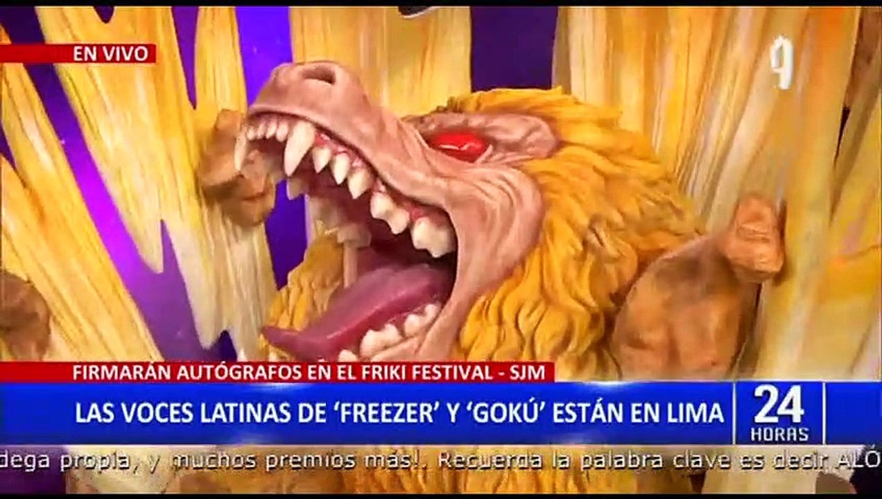 Voces latinas de Gokú y Freezer llegan a Lima para el "Friki Festival 2022"