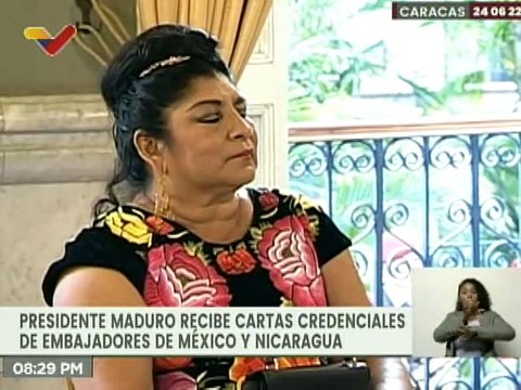 Embajador de México entrega Cartas Credenciales al Presidente Nicolás Maduro