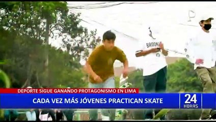 Cientos de skaters tomaron las calles de Lima por el "Día Mundial del Skate"