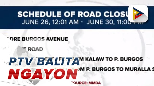 Ilang kalsada malapit sa pagdarausan ng inagurasyon ni President-elect BBM, isasara bukas;