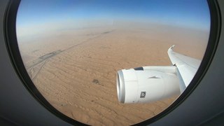 Ethiopian Airlines A350-900 Addis Ababa (ADD) To Dubai (DXB)  Full Flight Time Lapse