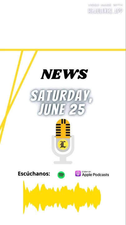News friday june 25