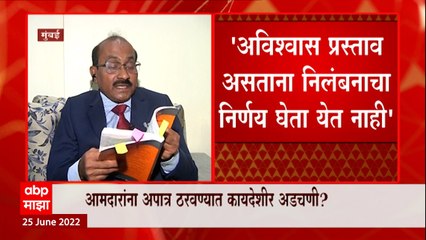 Narhari Zirwal यांना आमदारांना अपात्र ठरवण्याचा अधिकार आहे का? पाहा काय म्हणतात Dr.Anant Kalse