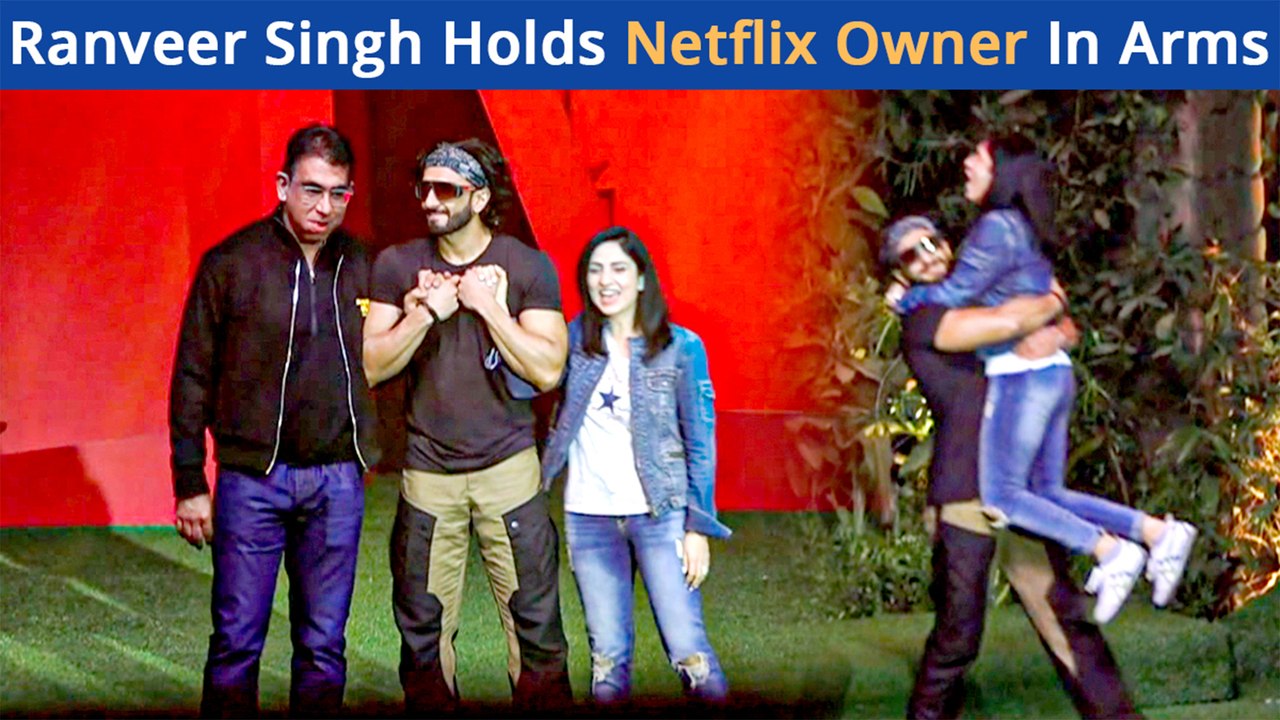 Ranveer Singh Sets Stage On Fire As He Holds This Lady In His Arms