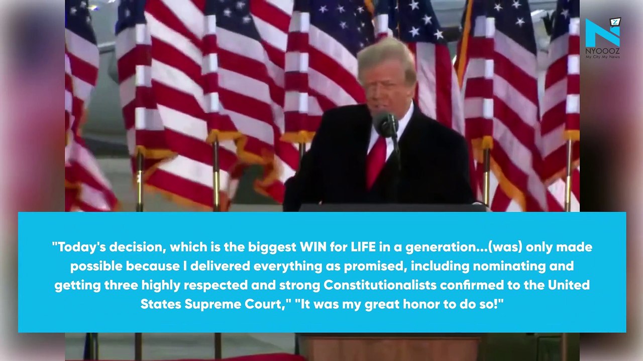 ‘God made abortion decision': Donald Trump on SC’s abortion ruling