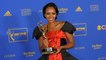 Mishael Morgan Wins an Emmy and Gets Emotional on the Red Carpet