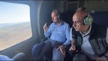 Son dakika haber | Bakanlar Kirişci ve Soylu Marmaris'te yangın sahasını helikopterle havadan inceledi