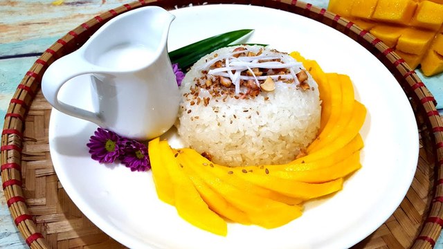 Xôi xoài Thái lan thơm ngon, béo ngậy