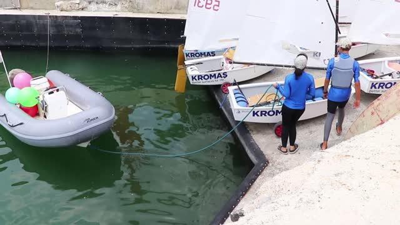 Milli sporcu dünya şampiyonluğuna yelken açmak için çalışıyor