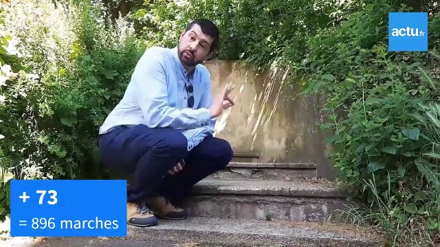 Combien les escaliers de la Cité Plantagenêt (Vieux-Mans) comptent-ils de marches ?