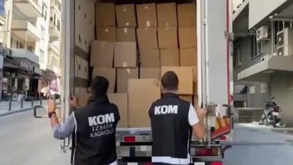 Kamyonda 3 milyon 87 bin kaçak sigara ele geçirildi