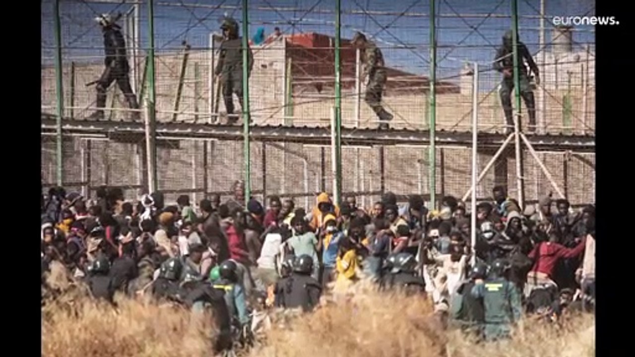 Tote bei Sturm auf Grenzzaun der spanischen Enklave Mellila