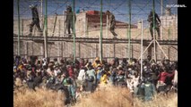 Мигранты предприняли попытку прорыва из Марокко в испанский анклав Мелилья