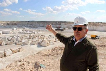 Karaman'ın traverteni dünyaya satılıyor