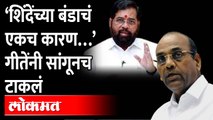 शिंदेंच्या बंडामागे दुसरं-तिसरं काही नाही, ‘हे’ कारण? Anant Geete on Eknath Shinde rebels