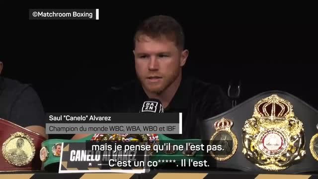 Poids super-moyens - Ambiance électrique entre Canelo et Golovkin