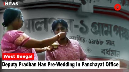 Video Of Deputy Pradhan's Pre-Wedding Feast In Panchayat Office Goes Viral