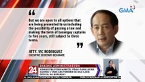 Marcos administration, pinag-aaralan na gawing 5 taon ang termino ng ilang barangay officials | 24 Oras Weekend