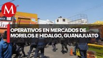 Se reportan operativos en mercados por homicidio de líder de tianguis en Guanajuato