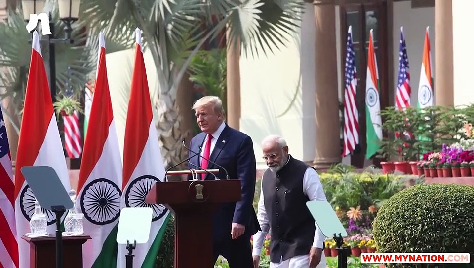 भारत में हुई खातिरदारी से ट्रंप हुए खुश, कहा ऐसा प्यार कहीं नहीं मिला