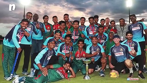 अंडर-19 विश्व कप फाइनल में बांग्लादेशी खिलाड़ी भिड़े भारतीय खिलाड़ियों से