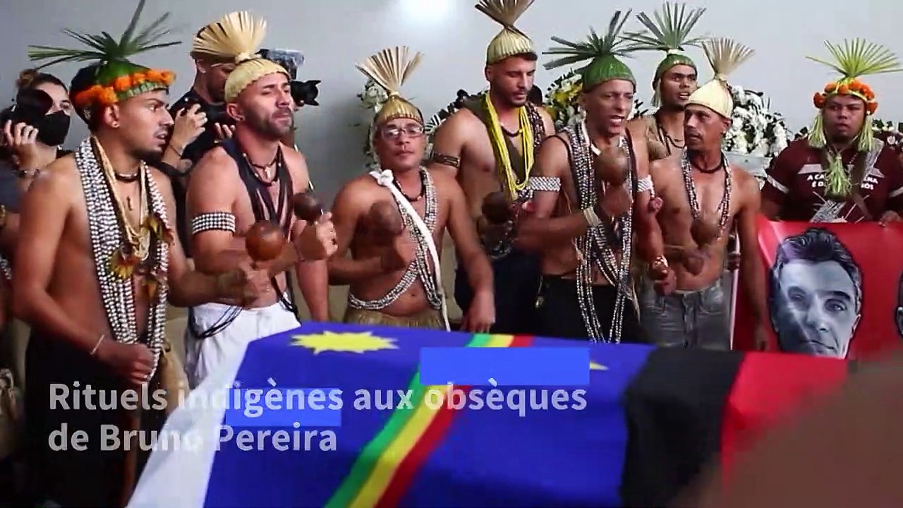 Meurtres en Amazonie: rituels indigènes pour les obsèques de Bruno Pereira