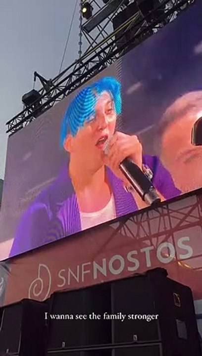 Το βίντεο με την συγκίνηση της Σοφίας Αλιμπέρτη στη συναυλία του Good Job Nicky