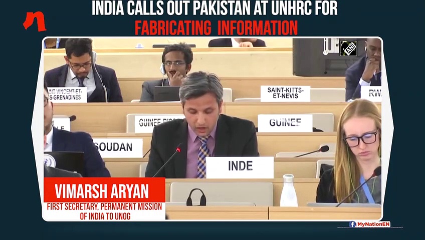 India lambasts Pakistan at UNHRC over its interference in Kashmir